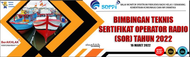 VIDEO PELAKSANAAN BIMTEK SERTIFIKASI OPERATOR RADIO DI PPP MORODEMAK
