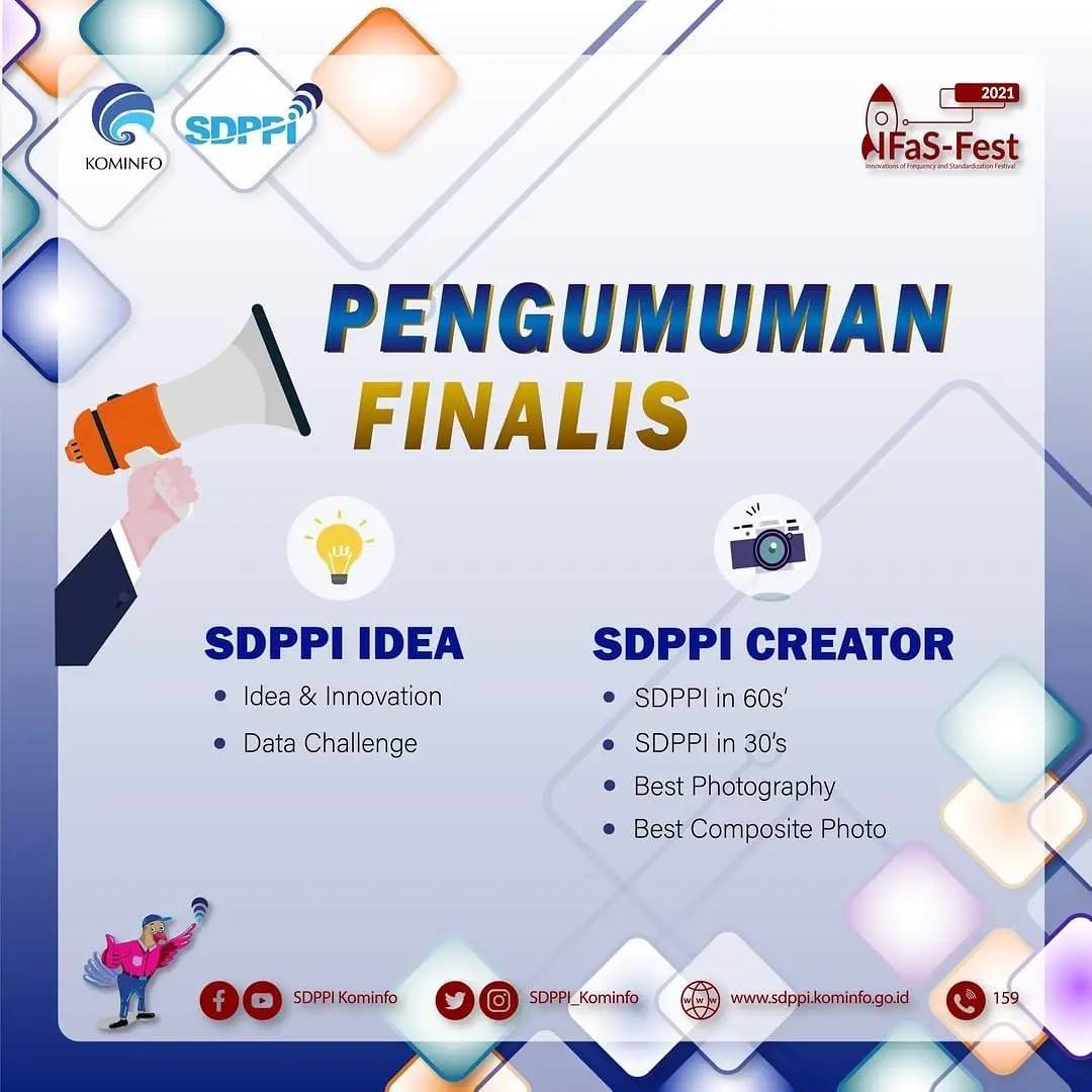 Pengumuman Finalis SDPPI Idea & SDPPI Creator